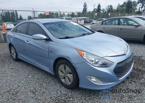 2013 Hyundai Sonata Hybrid из США, поврежденный, VIN KMHEC4A42DA076904